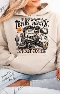 TRAIN WRECK SWEATSHIRT | ASH GRAY | SPORT GRAY | SAND | FOREST GREEN