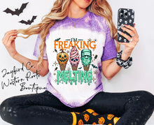 Load image into Gallery viewer, IM FREAKIN MELTING BLEACHED TEE
