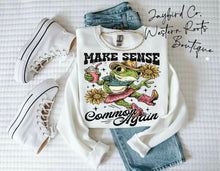 Load image into Gallery viewer, MAKE SENSE COMMON AGAIN HOODIE/CREW SWEATSHIRT
