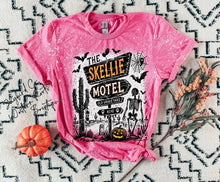 Load image into Gallery viewer, SKELLIE MOTEL BLEACHED TEE
