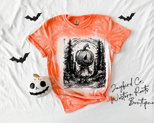 SCARY PUMPKIN BLEACHED TEE