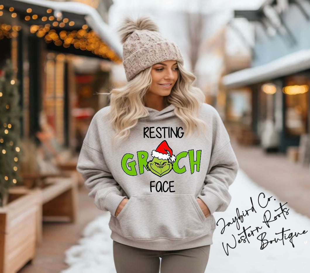 RESTING GRINCH FACE | ASH GRAY | SPORT GRAY | SAND | WHITE