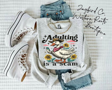 Load image into Gallery viewer, ADULTING IS A SCAM | ASH GRAY | SPORT GRAY | SAND | WHITE
