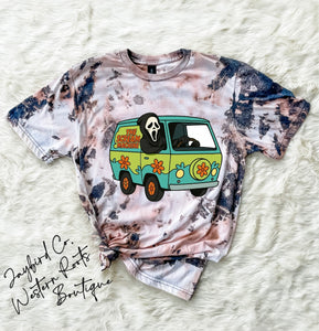 SCREAM MACHINE BLEACHED TEE