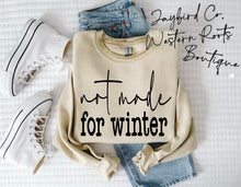 Load image into Gallery viewer, NOT MADE FOR WINTER | ASH GRAY | SPORT GRAY | SAND | WHITE

