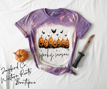 Load image into Gallery viewer, SPOOKY SEASON BLEACHED TEE
