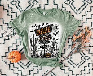 SKELLIE MOTEL BLEACHED TEE