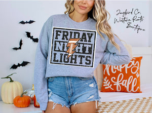 FRIDAY NIGHT LIGHTS | ASH GRAY | SPORT GRAY | SAND | FOREST GREEN