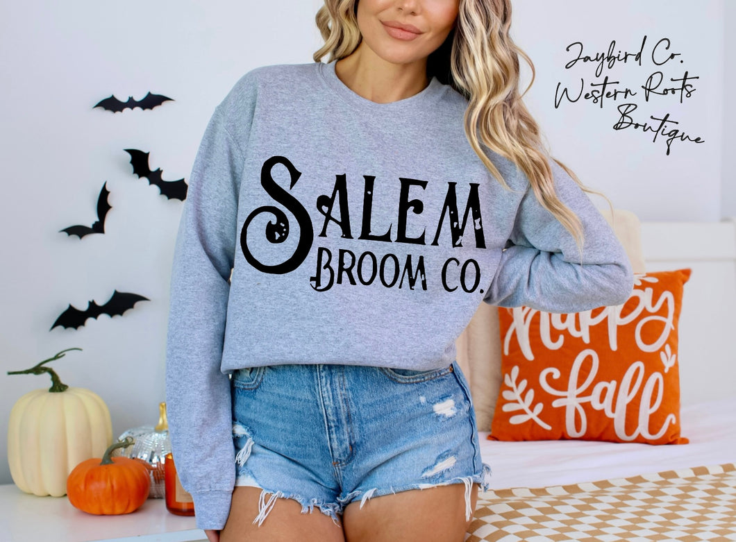 SALEM BROOM CO. | ASH GRAY | SPORT GRAY | SAND | FOREST GREEN
