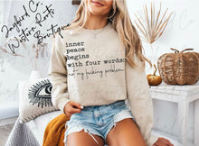Load image into Gallery viewer, INNER PEACE HOODIE/CREW SWEATSHIRT
