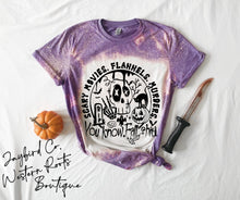Load image into Gallery viewer, SCARY MOVIES BLEACHED TEE
