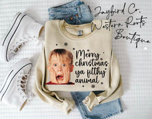 Load image into Gallery viewer, MERRY CHRISTMAS YOU FILTHY ANIMAL | ASH GRAY | SPORT GRAY | SAND | WHITE
