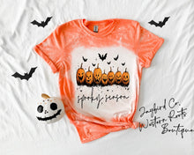 Load image into Gallery viewer, SPOOKY SEASON BLEACHED TEE
