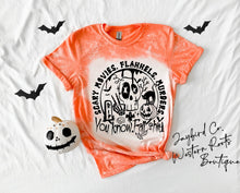 Load image into Gallery viewer, SCARY MOVIES BLEACHED TEE
