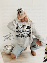 Load image into Gallery viewer, CAFFEINE CHAOS MOM HOODIE/CREW SWEATSHIRT
