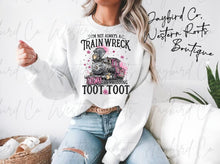 Load image into Gallery viewer, TRAIN WRECK HOODIE/CREW SWEATSHIRT

