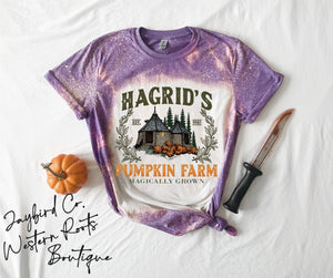 HAGRADS PUMPKIN FARM BLEACHED TEE