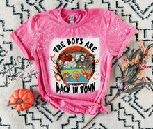 Load image into Gallery viewer, THE BOYS ARE BACK IN TOWN BLEACHED TEE
