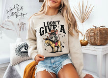 Load image into Gallery viewer, I DONT GIVE A RATS ASS HOODIE/CREW SWEATSHIRT
