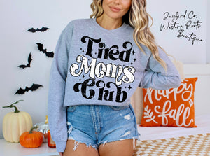 TIRED MOMS CLUB | ASH GRAY | SPORT GRAY | SAND | FOREST GREEN
