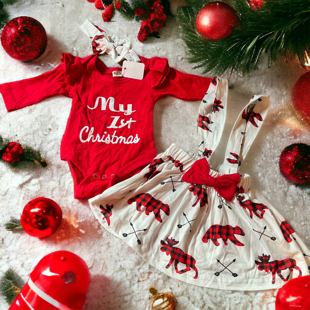 MY FIRST CHRISTMAS OUTFIT