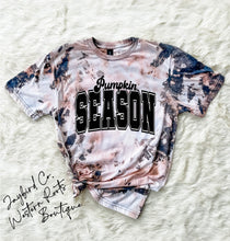 Load image into Gallery viewer, PUMPKIN SEASON BLEACHED TEE
