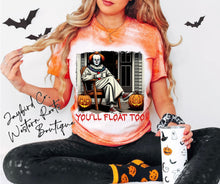 Load image into Gallery viewer, YOU WILL FLOAT TOO BLEACHED TEE
