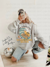Load image into Gallery viewer, AINT NO CURE FOR THE SUMMERTIME BLUES HOODIE/CREW SWEATSHIRT
