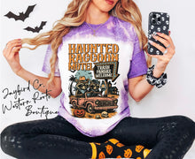 Load image into Gallery viewer, HAUNTED RACCOON MOTEL BLEACHED TEE
