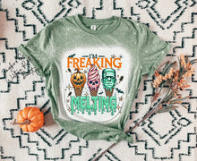 Load image into Gallery viewer, IM FREAKIN MELTING BLEACHED TEE
