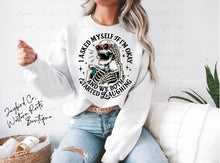 Load image into Gallery viewer, I ASKED MYSELF IF IM OKAY HOODIE/CREW SWEATSHIRT
