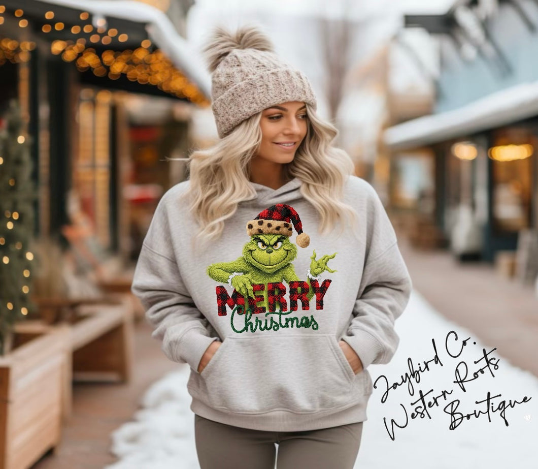 MERRY CHRISTMAS GRINCH | ASH GRAY | SPORT GRAY | SAND | WHITE