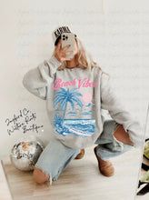 Load image into Gallery viewer, BEACH VIBES HOODIE/CREW SWEATSHIRT
