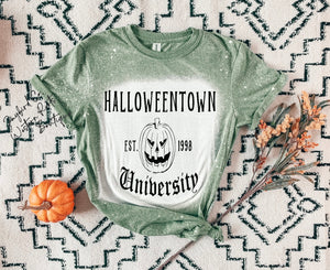 HALLOWEENTOWN  BLEACHED TEE