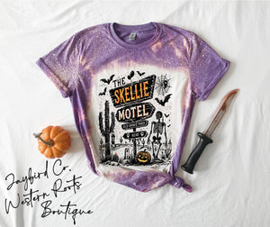SKELLIE MOTEL BLEACHED TEE