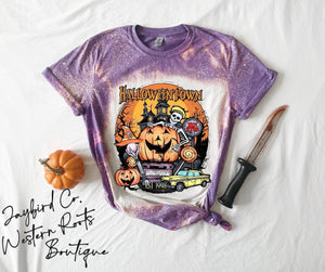 HALLOWEENTOWN  BLEACHED TEE