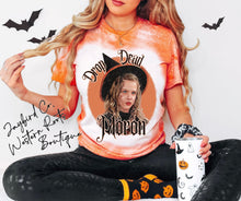 Load image into Gallery viewer, DROP DEAD MORON BLEACHED TEE
