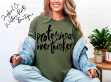Load image into Gallery viewer, PROFESSIONAL OVERTHINKER BLEACHED TEE
