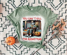 Load image into Gallery viewer, YOU CAN’T KILL THE BOOGYMAN BLEACHED TEE
