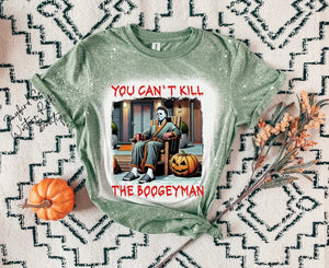 YOU CAN’T KILL THE BOOGYMAN BLEACHED TEE