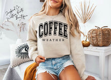 Load image into Gallery viewer, COFFEE WEATHER HOODIE/CREW SWEATSHIRT

