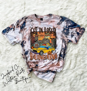 HALLOWEENTOWN BLEACHED TEE