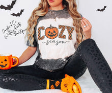 Load image into Gallery viewer, COZY SEASON BLEACHED TEE
