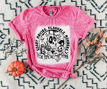 Load image into Gallery viewer, SCARY MOVIES BLEACHED TEE
