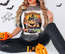 Load image into Gallery viewer, HALLOWEENTOWN  BLEACHED TEE
