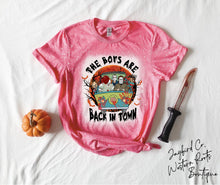 Load image into Gallery viewer, THE BOYS ARE BACK IN TOWN BLEACHED TEE
