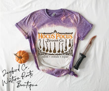 Load image into Gallery viewer, HOCUS POCUS BROOM CO. BLEACHED TEE
