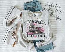 Load image into Gallery viewer, TRAIN WRECK HOODIE/CREW SWEATSHIRT
