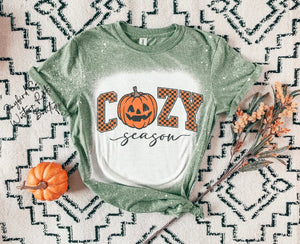 COZY SEASON BLEACHED TEE