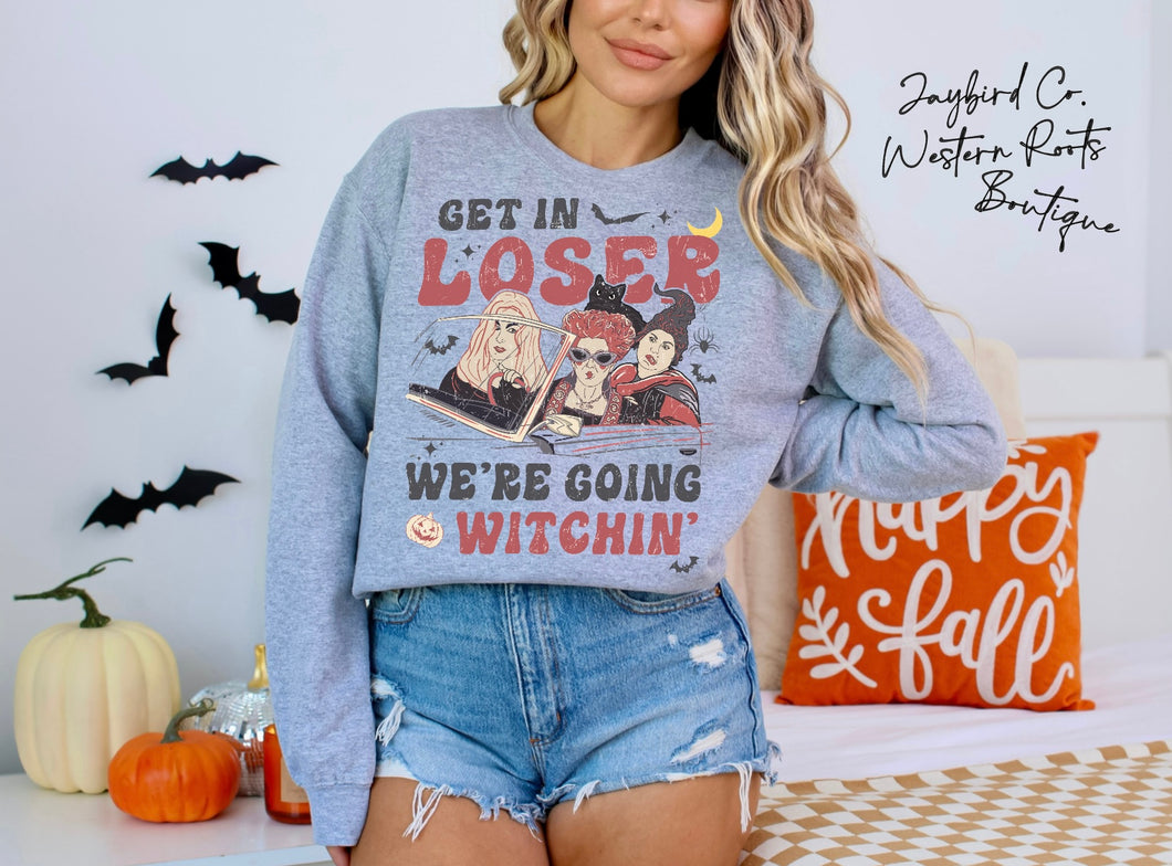 GET IN LOSER WERE GOING WITCHIN | ASH GRAY | SPORT GRAY | SAND | FOREST GREEN
